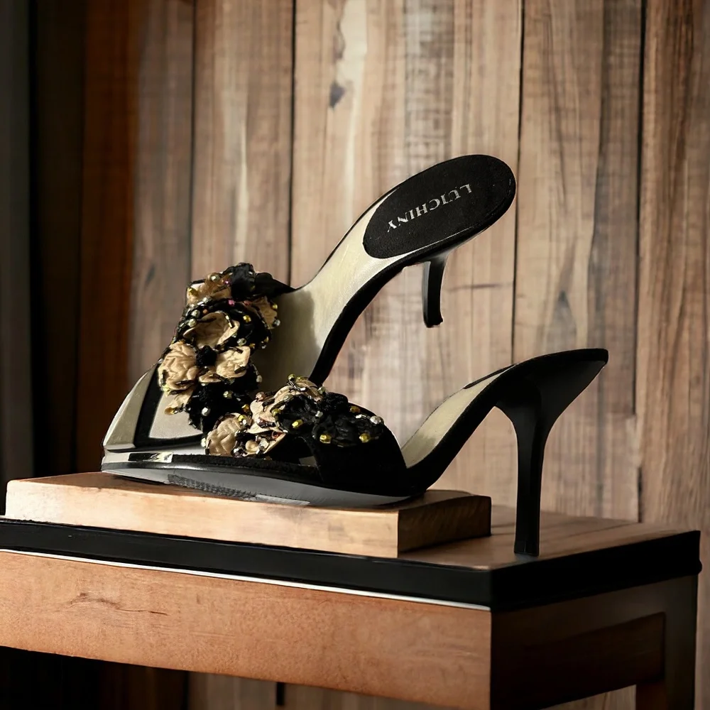 Lunching Luxury High Heels - Picture 1 of 5